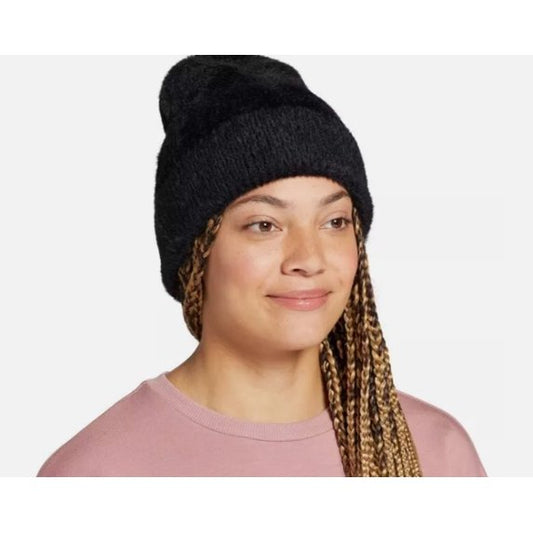 Alpine Design Women's Fuzzy Rib Black Beanie Size One Size