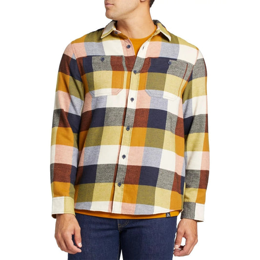 Alpine Design Brushed Flannel Long Sleeve Shirt Blackberry Plaid Size XL NWT