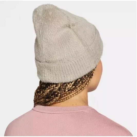 Alpine Design Women's Fuzzy Rib Beanie- Taupe - One Size